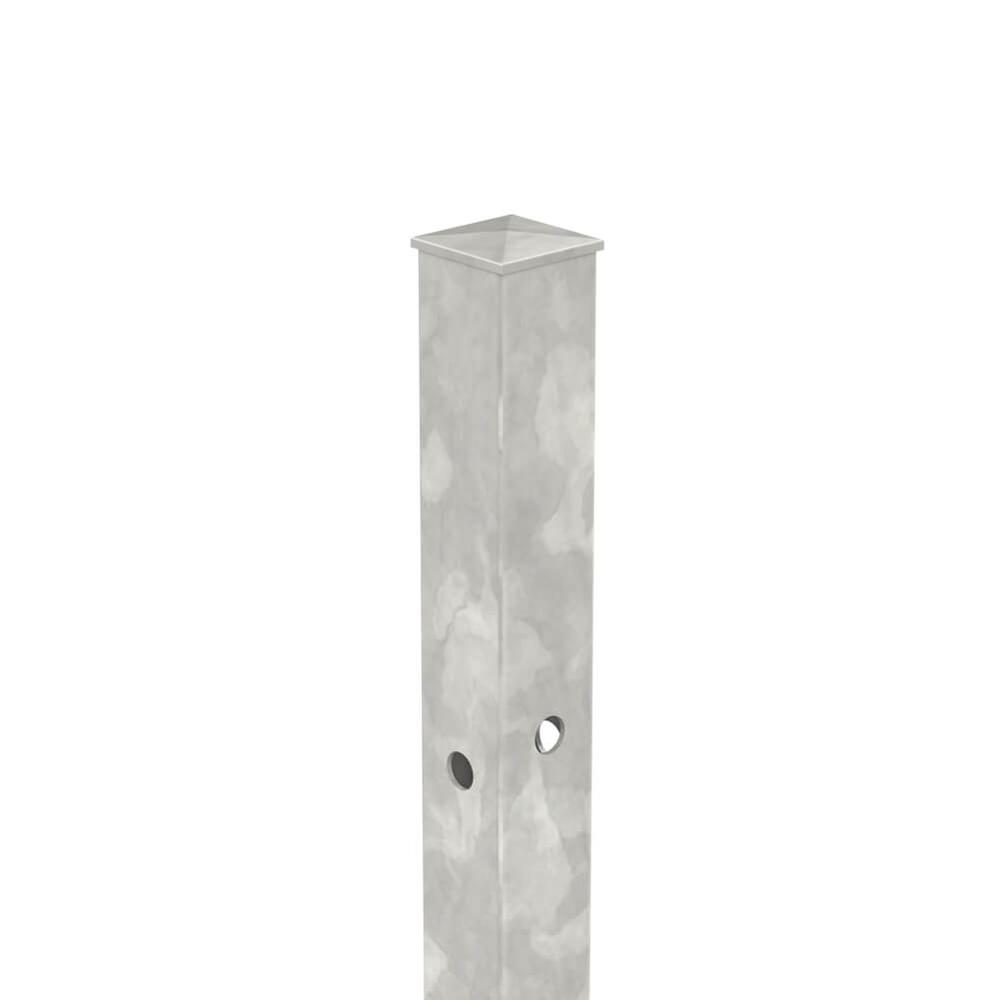 1200mm High Bolt Down Corner Post -No Cleats & Fittings - Galvanised