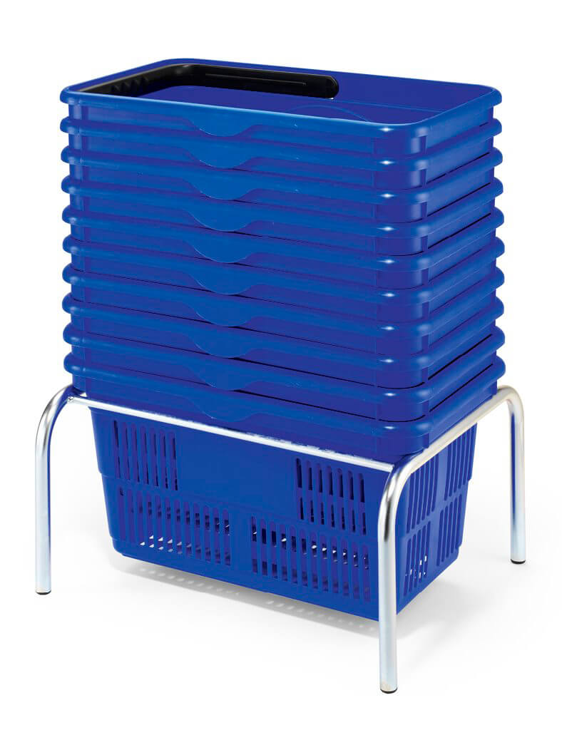 Low Static Plastic Basket Stacker for Warehouse