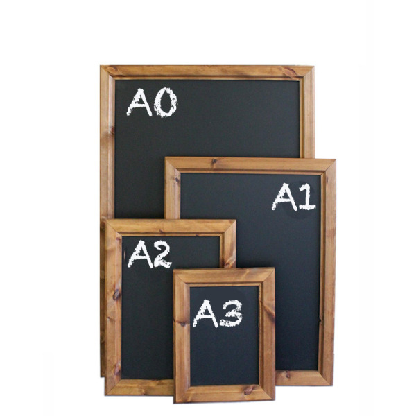 Wall Mounted Chalkboards - Chunky Frame