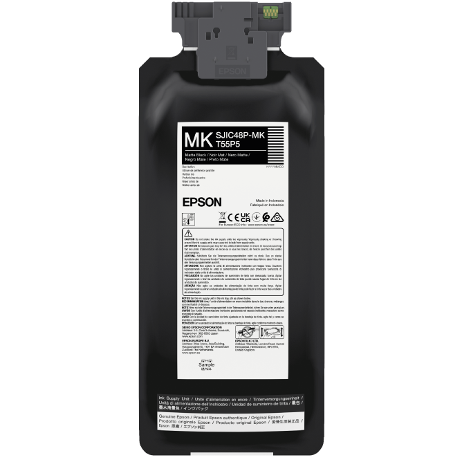Epson ColorWorks C8000e Ink Cartridge Black Matte - SJIC48P-MK