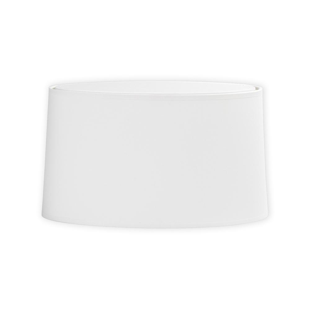 Astro Tapered Oval White Lamp Shade