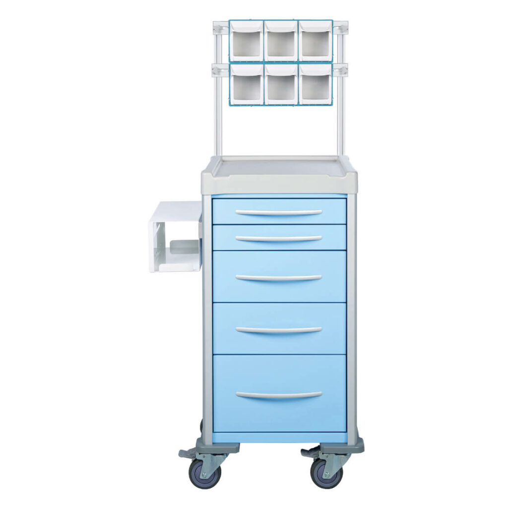 Narrow Anaesthetic Trolley
