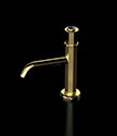 Art Deco Gold Basin Mixer (61GA)