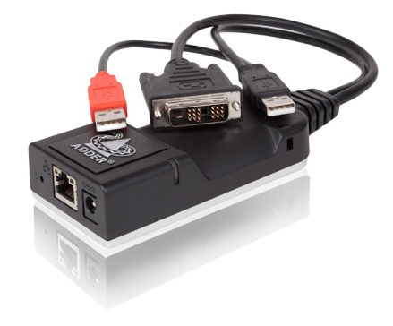 ALIF101T-DVI - ADDERLink INFINITY 101T - High Performance ZeroU&#8482; LAN KVM dongle for extension or matrix of video, audio and USB over a single cable. (DVI) *NEW*