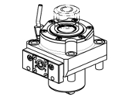 Axial geared-up 1:3 rear-set driven tool H&#61;85mm