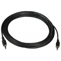 SA-PLNM-100-MM - Plenum Stereo Audio Cable 3.5mm Jack Male CMP rated 100 feet 3.5mm Male - 3.5mm Male Black