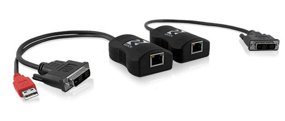 ALDV120P AdderLink DV120 Line Powered Digital DVI over Cat-X cable DVI Extender Pair 50Mtr