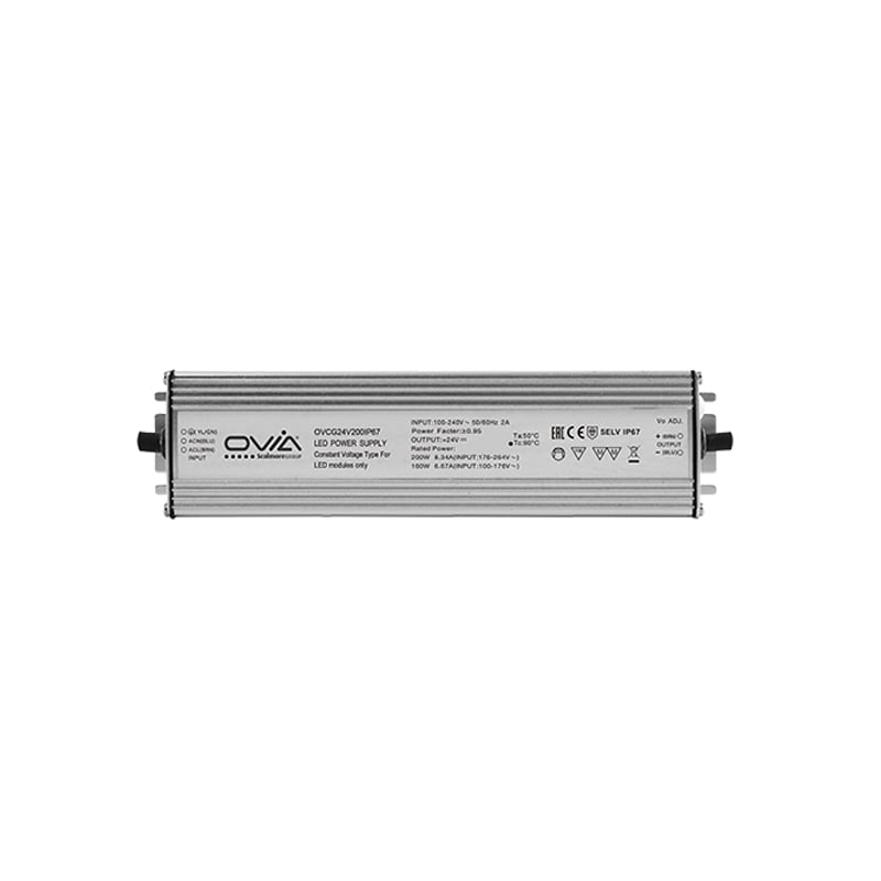 Ovia IP67 24V Constant Voltage Compact LED Driver 200W