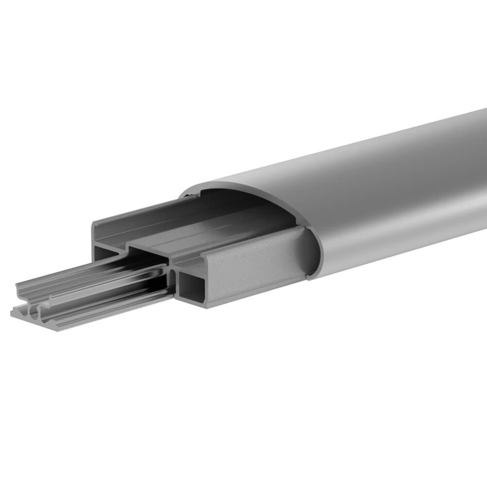 Marano 72 x 27mm Oval Handrail L 3.0m Aluminium Satin Anodised Finish