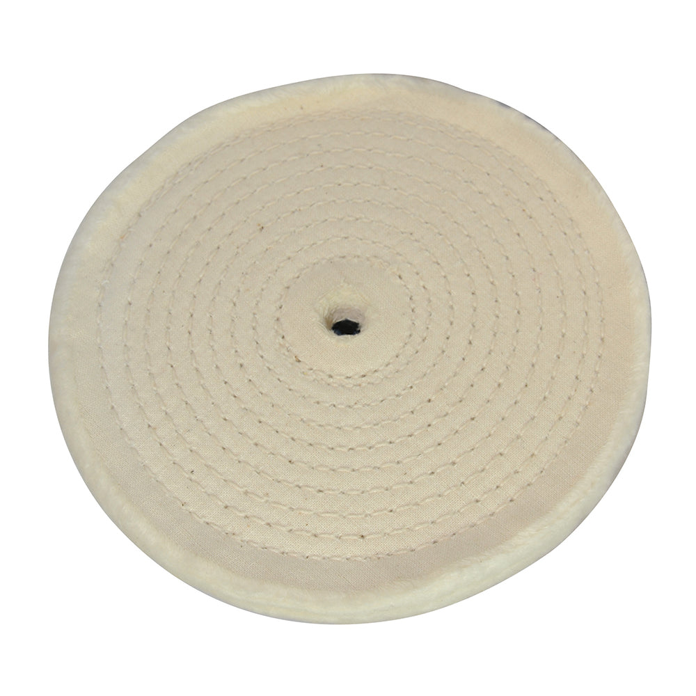 Silverline 105888 Spiral-Stitched Cotton Buffing Wheel 150mm