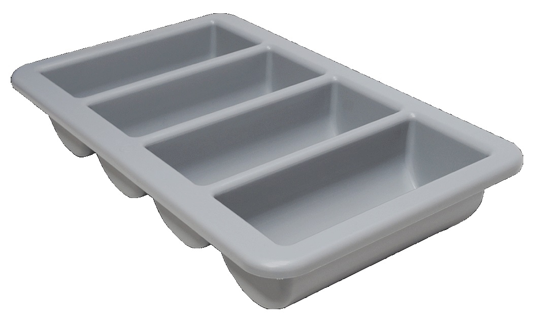 Professional 4 Compartment Cutlery Utensil Tray