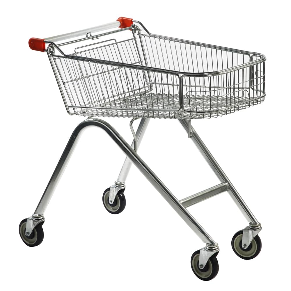 Supermarket shopping trolleys