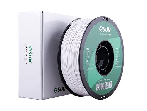 eSUN ABS + Cold White 2.85mm 3D Printing filament 1Kg