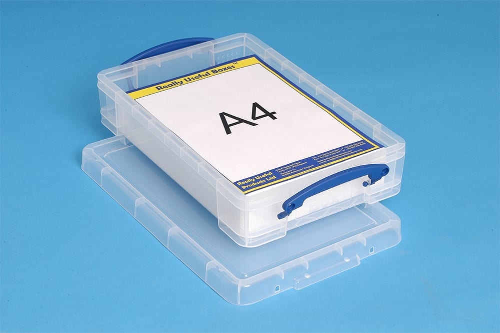 4 Litre Clear Really Useful Plastic Storage Box