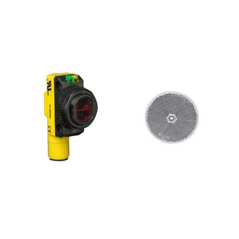 Turck Banner Photoelectric Retro-Reflective Sensor with Reflector