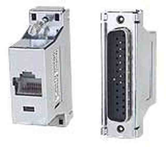 Serial Male DB25 to Female RJ45 Adapter for Modems