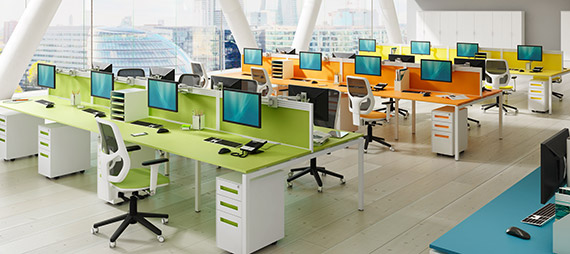 UK Providers of Wave Desks For Workspace