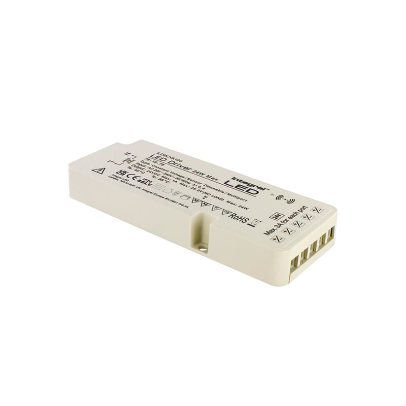 Integral 5 Multiport Sensor Dimmable Constant Voltage Driver 24V DC 24W