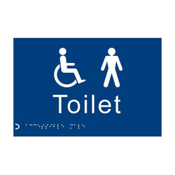 Braille - Toilet Gents / Disabled