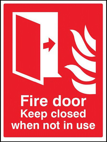 Fire door Keep closed when not in use