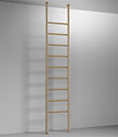 Gold Floor to Ceiling Towel Warmer (59TG)