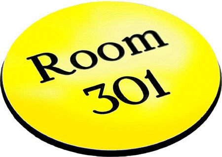 Engraved Sign with adhesive backing - 95mm dia Black text on yellow