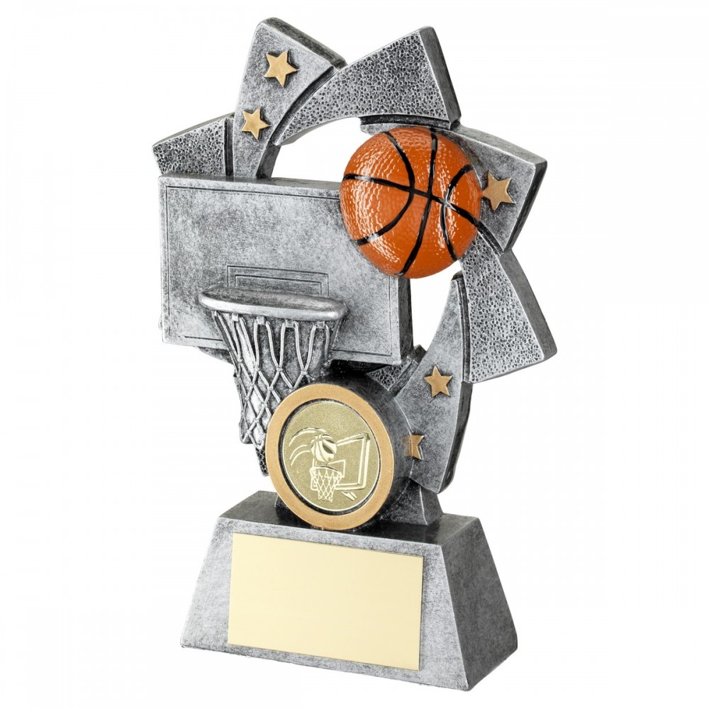 Resin 2 tone Basketball Award - 3 sizes