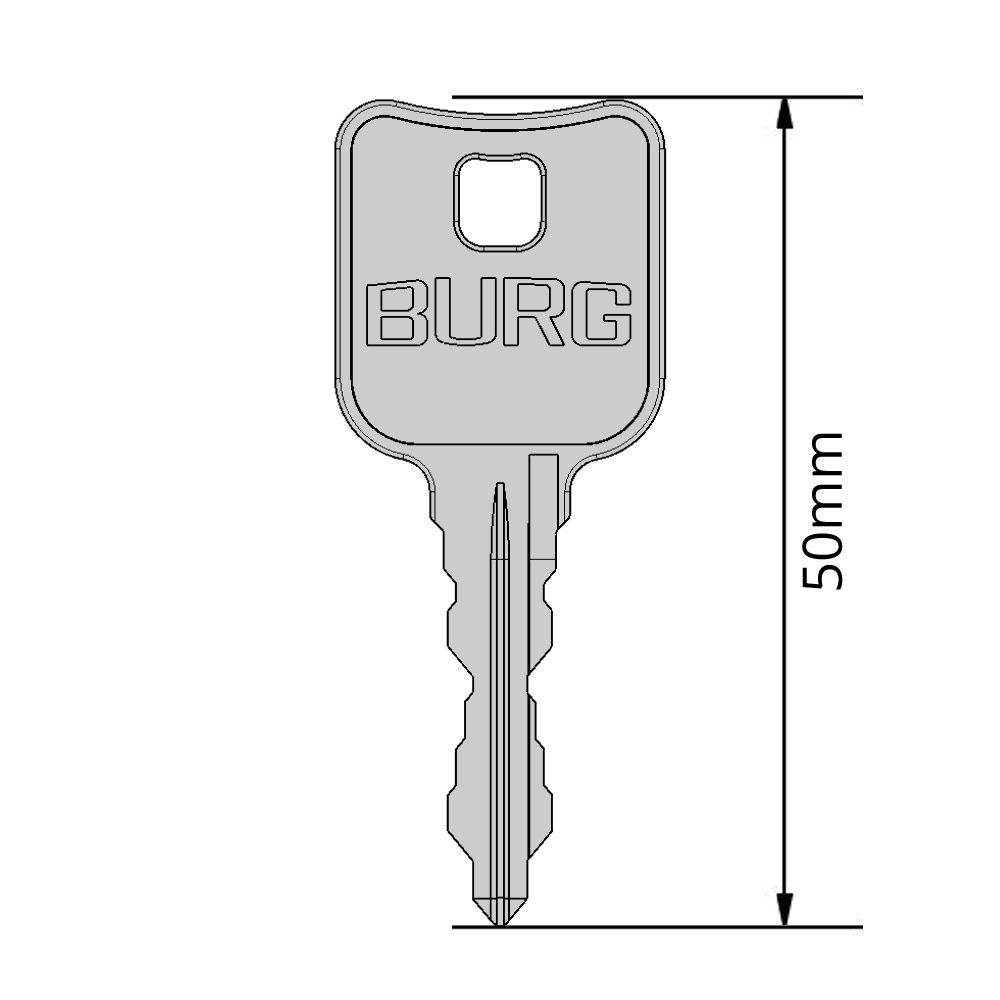 BURG X10001 - X60999 Replacement Keys