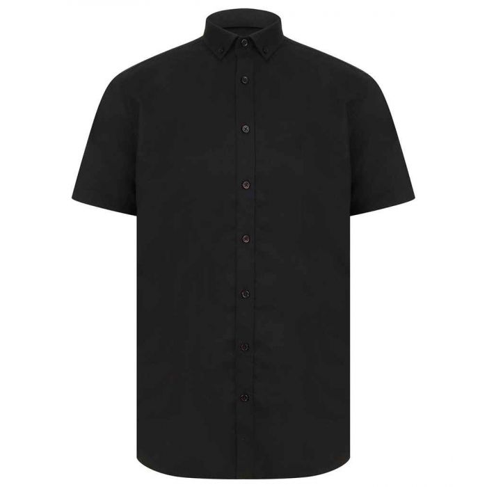 Henbury Modern Short Sleeve Regular Fit Oxford Shirt