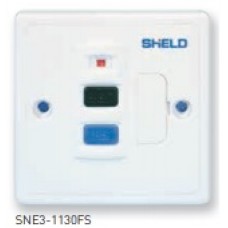 13A Fused Spur Units, SNE3 1130FS Unswitched with RCD