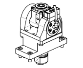 &#177;90&#176; Adjustable angle driven tool H&#61;100