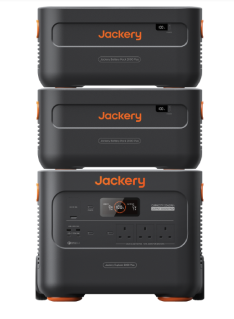 Jackery Explorer 2000 Plus + 2X Jackery Battery Pack 2000 Plus