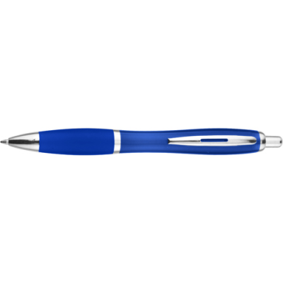 RECYCLED PLASTIC BALL PEN in Blue.