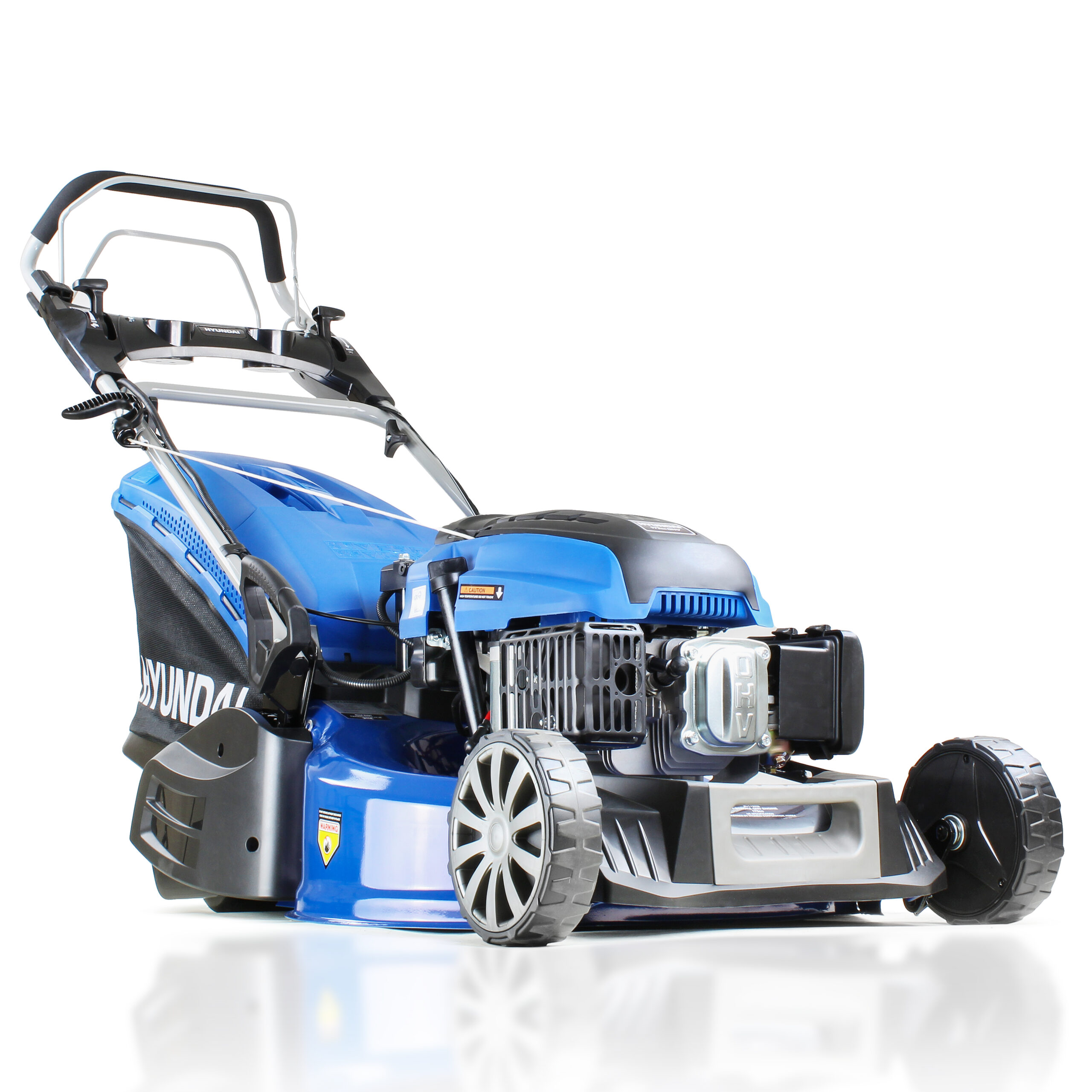 Hyundai HYM530SPER 21″ 52.5cm 525mm Self Propelled Electric Start 196cc Petrol Roller Lawn Mower-Includes 600ml Engine Oil