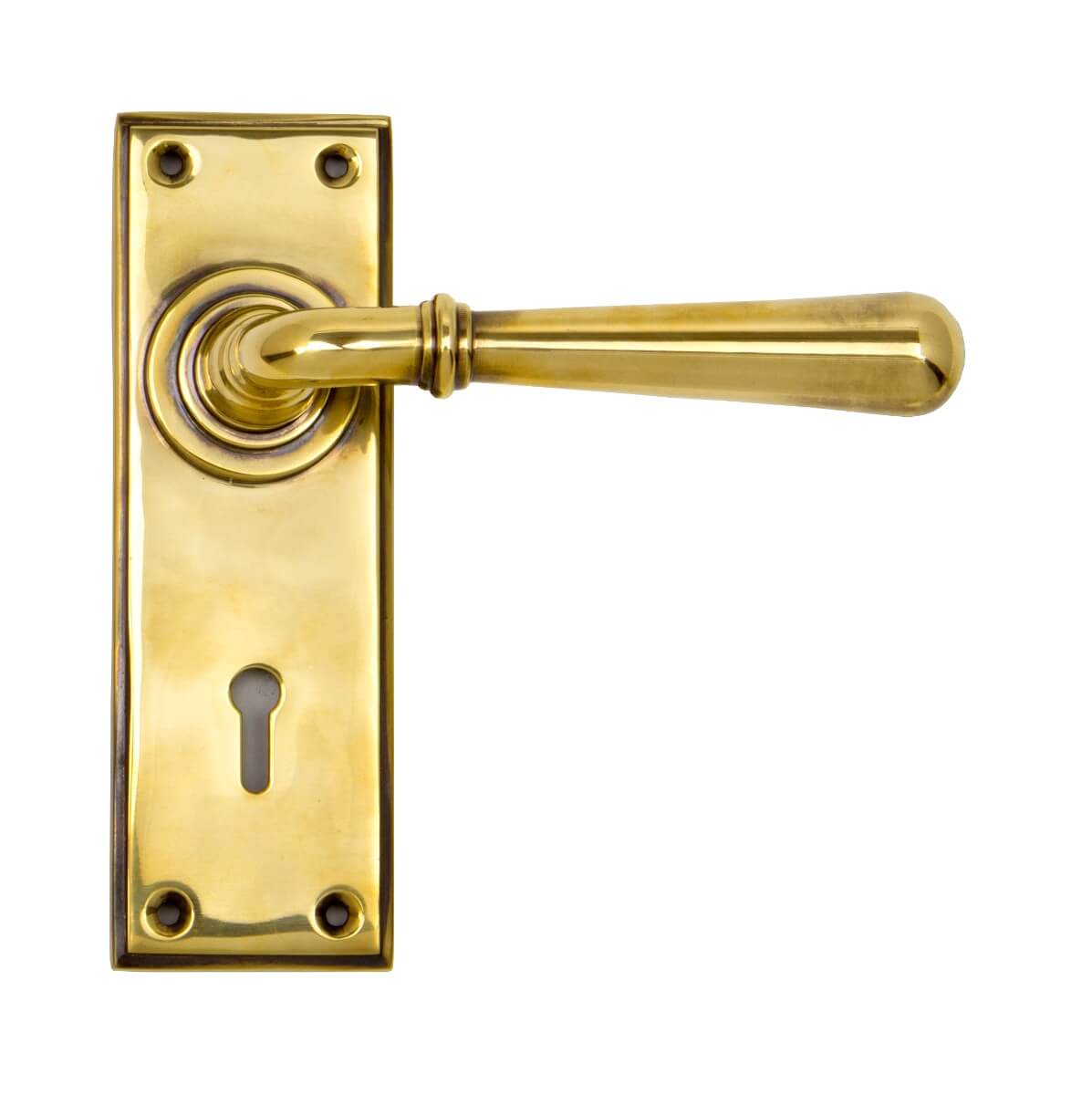 Anvil 91414 Aged Brass Newbury Lever Lock Set