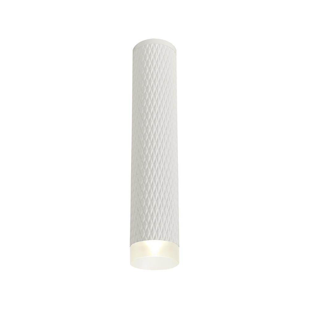 Luxuria Swirl 6cm 1 Light 30cm Surface Mounted Ceiling GU10 Sand White/Acrylic Ring