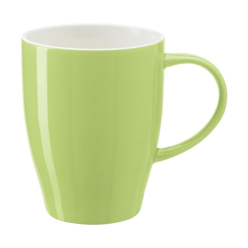 Solid coloured, two tone mug