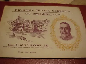 New Listingthe Reign Of King George V 1910-1935 Full Album By Wills Good Cards Stuck-In