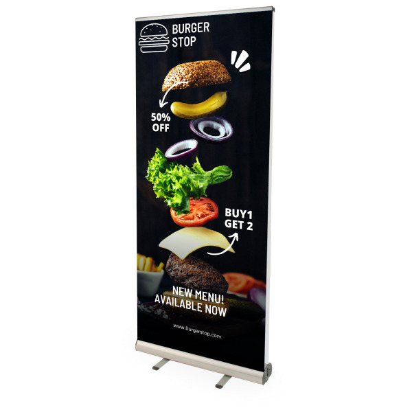 Economy Double Sided Banner Stand