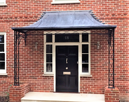 Regency Light Porch on Brick Piers