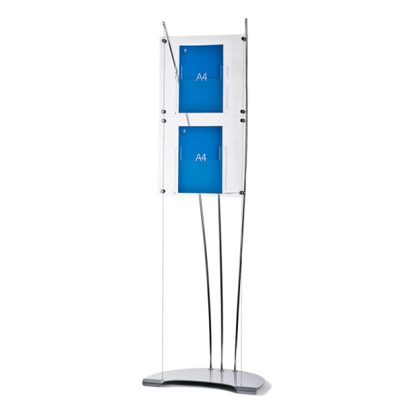 Contemporary Freestanding A4 Cable Brochure Holder