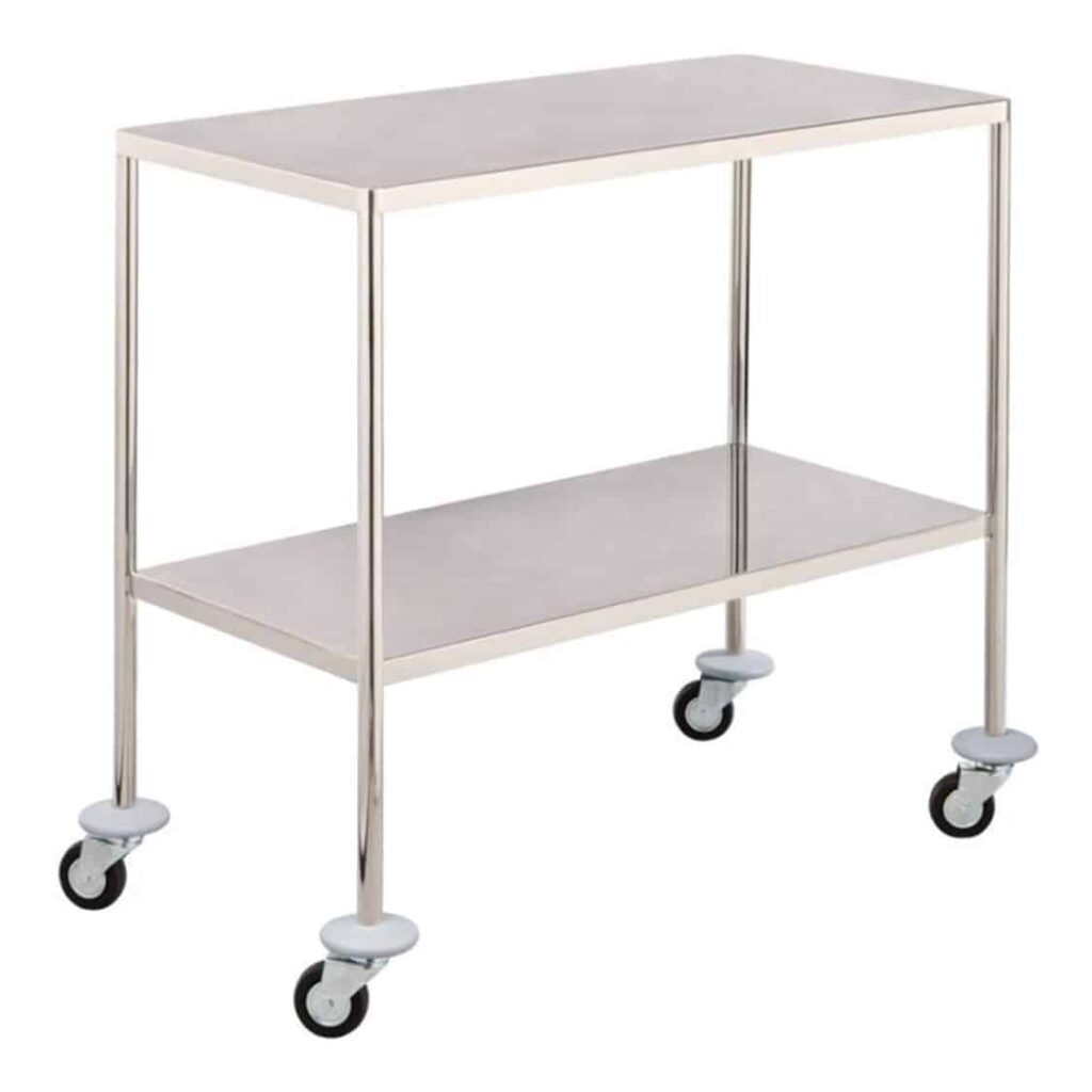 Stainless Steel Dressing Trolley, 910x450mm