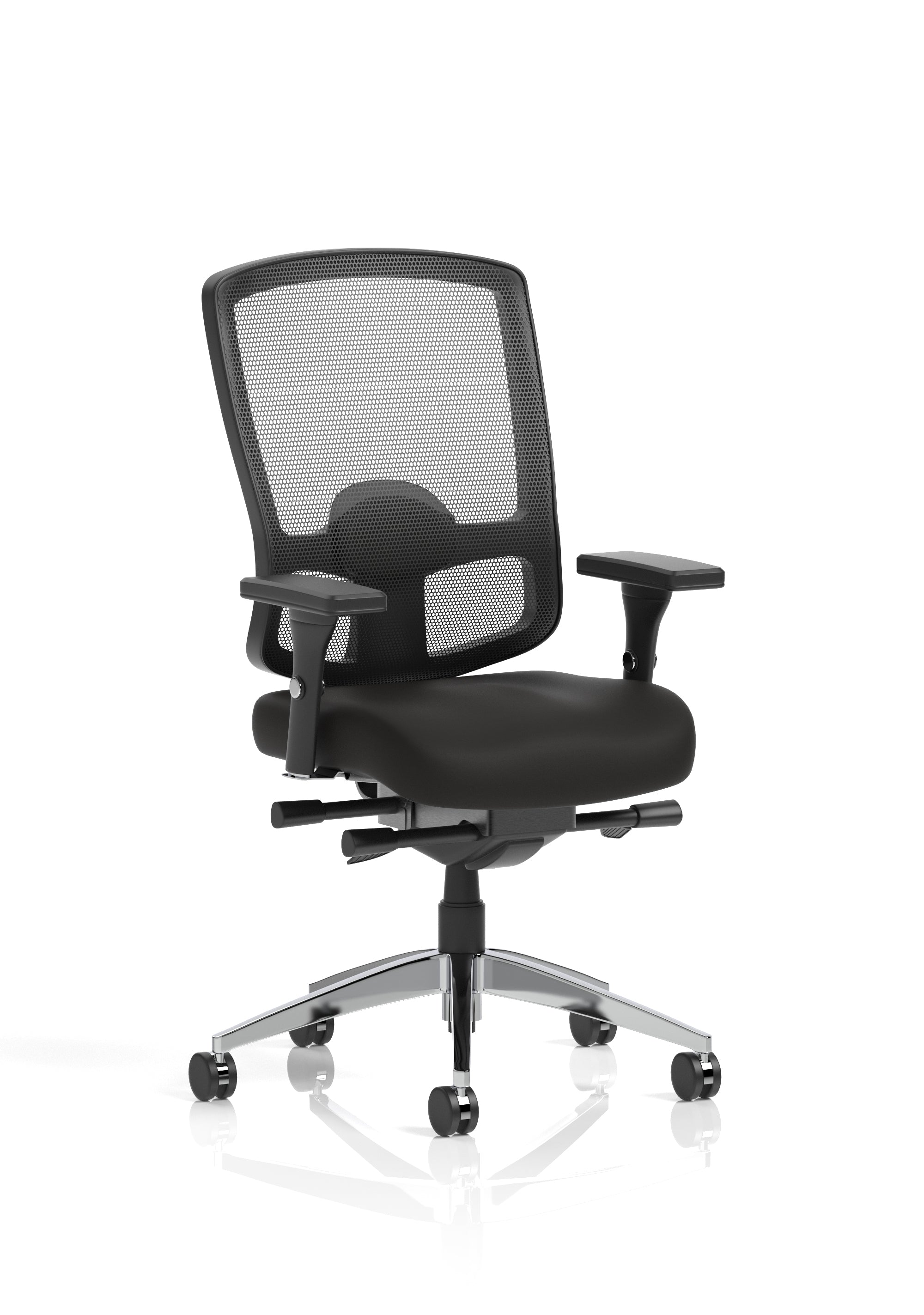 Specialising In Regent High Mesh Back Ergonomic Task Operator Office Chair with Height Adjustable Arms - Available in 20 Colour Choices UK