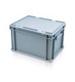 20 Litre Stacking Container With Hinged Lid (400x300x250mm)