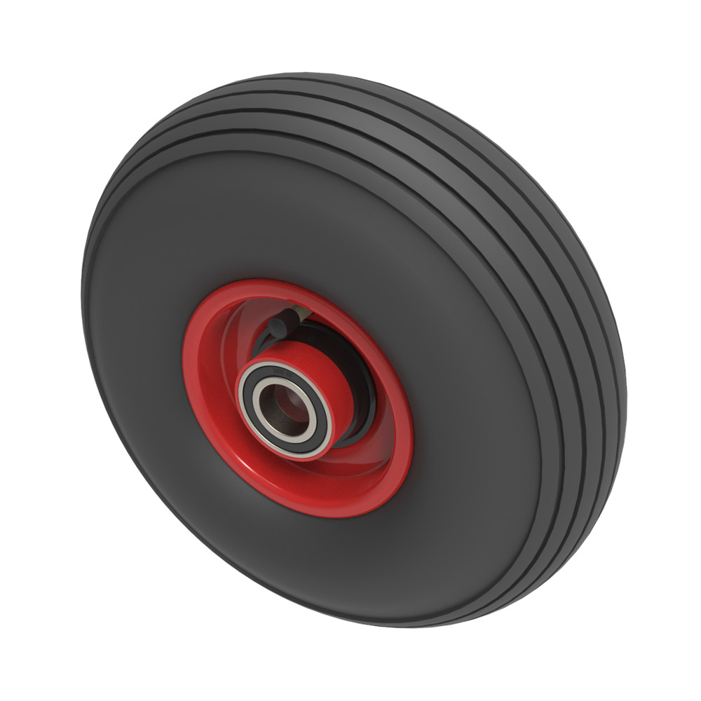 Pneumatic 260mm Ball Bearing Wheel 200kg Load