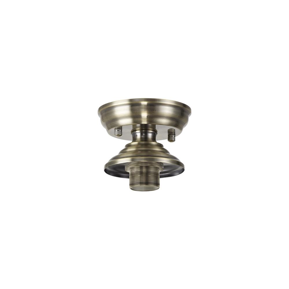 Luxuria Sirius 13cm Ceiling Fitting (FRAME ONLY) E27 Antique Brass