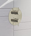 Nickel Classic Recessed Thermostatic Shower Valve (49NN)