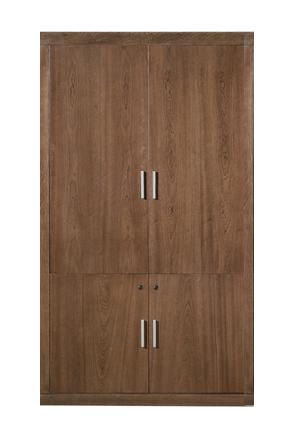 Providers Of Real Wood Veneer Executive Two Door Bookcase Cupboard - 1200mm - KM5B02 North Yourkshire