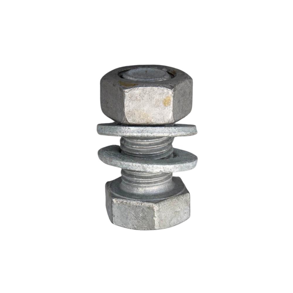 Armco Demi Barrer Lap Bolts & Nuts M12x 35mm Hot Dip Galvanised