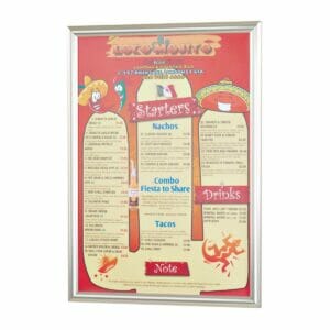 BusyGrip Stainless Steel Poster Frame - A0